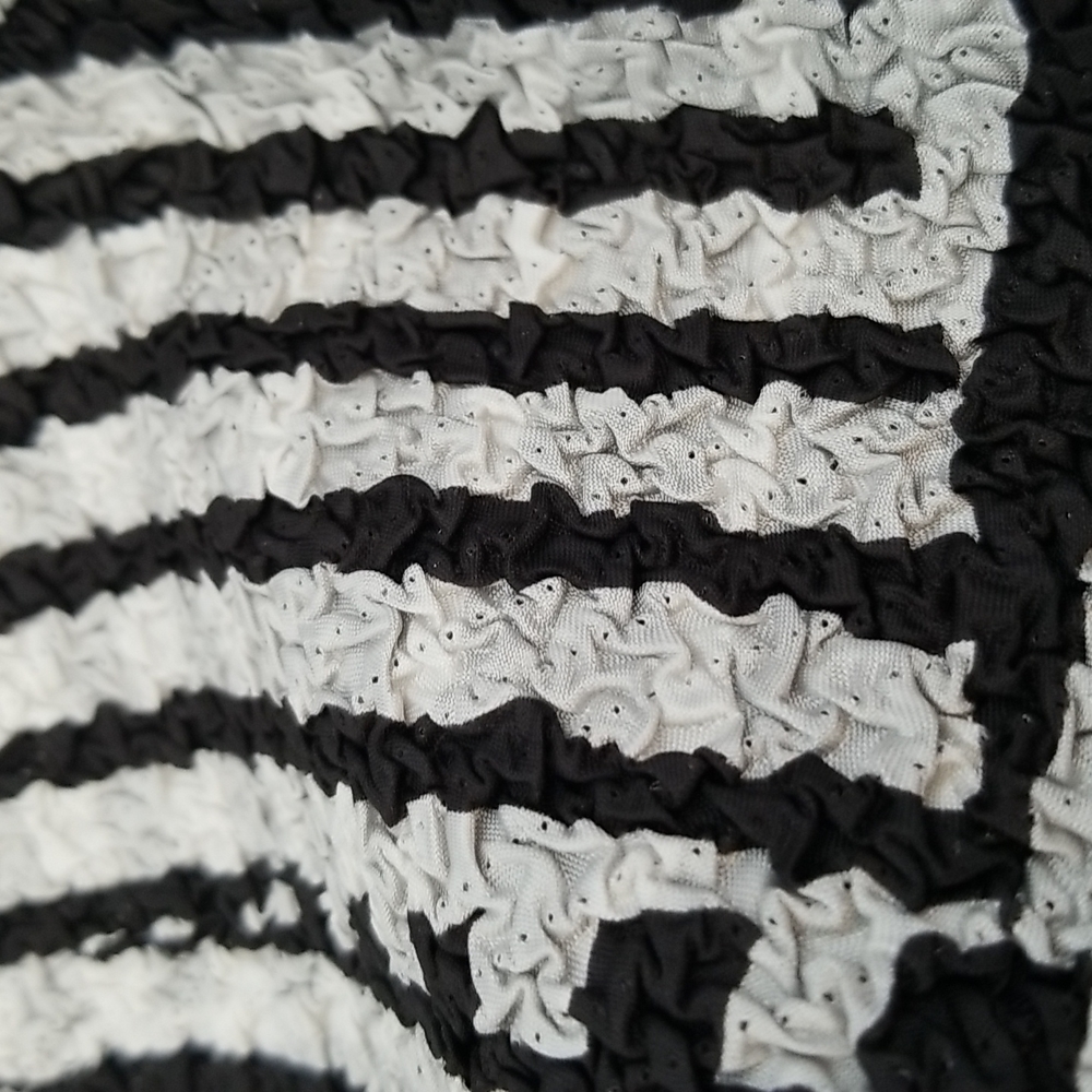 Chico's Travelers Black & White Jacket Size L/12 (Chico's 2) - Picture 6 of 9